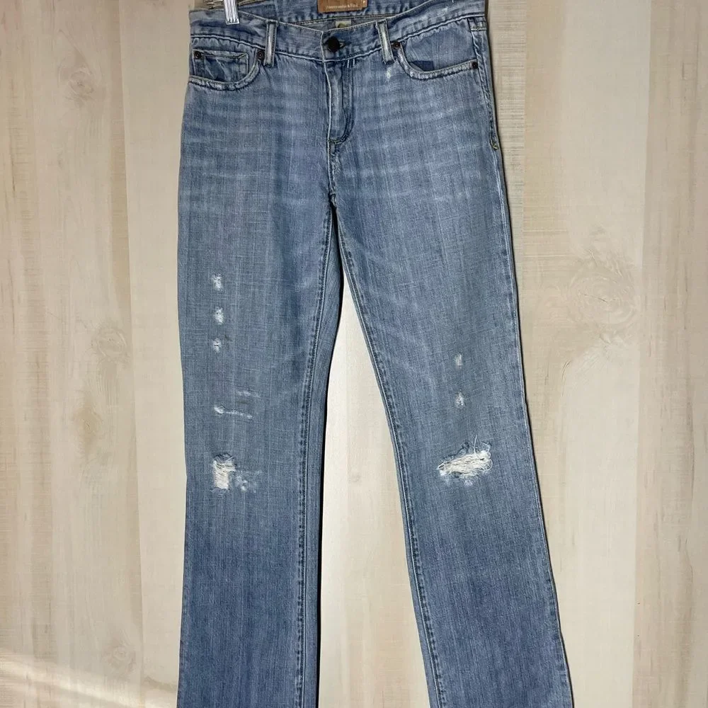 Abercrombie and Fitch distressed jeans,‎ size 2